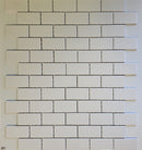 0100 White 2x4 Brickwork Mosaic Tile – Rittenhouse Square | 10 sq ft (12 Sheets) – $1.50/sq ft