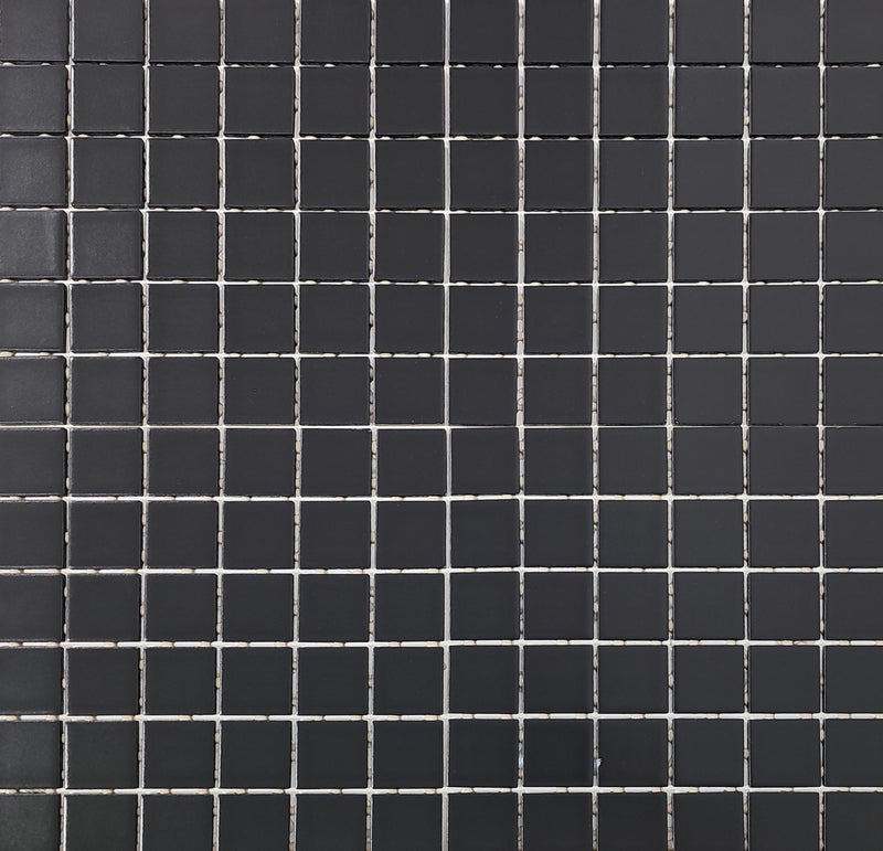 Black 2x2 Square Mosaic Tile – 0D35 | 10 sq ft (10 Sheets) – $2.99/sq ft