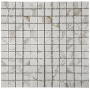 12x12 Calacatta Gold Square Ceramic Mosaic – MB21 | 2" Square | Matte Finish – $2.99 sq ft