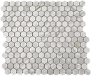 Brilliant White Hexagon Ceramic Mosaic – PT21 | 1.5" Hexagon | Matte Finish – $3.99 sq ft