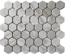 Brilliant White Hexagon Ceramic Mosaic – PT21 | 1.5" Hexagon | Matte Finish – $3.99 sq ft