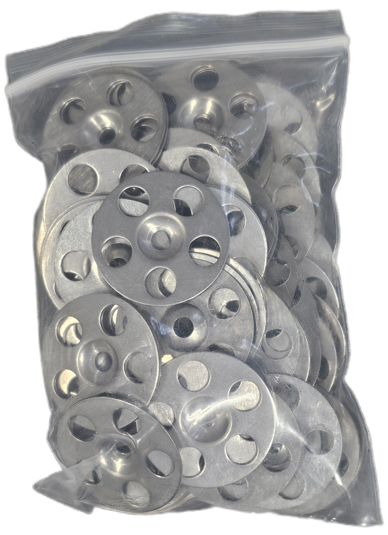XPS Backer Board Washers 100 Pack | Insulation Fastening Washers