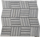 Wooden Blue Marble Mosaic Tile | Polished Finish | 1.29 sq ft/Sheet (5 Sheets) – $3.99/sq ft