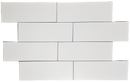 4x12 Matte White Glazed Porcelain Subway Tile [FL91] – Wall Tile for Kitchen & Bathroom | $2.29 / sq.ft