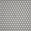 Light Gray Penny Round Mosaic Tile | Glossy Finish | 9.69 sq ft (10 Sheets) – $3.99/sq ft