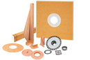 Schluter KERDI-SHOWER-KIT 48" X 48" ABS STN STEEL