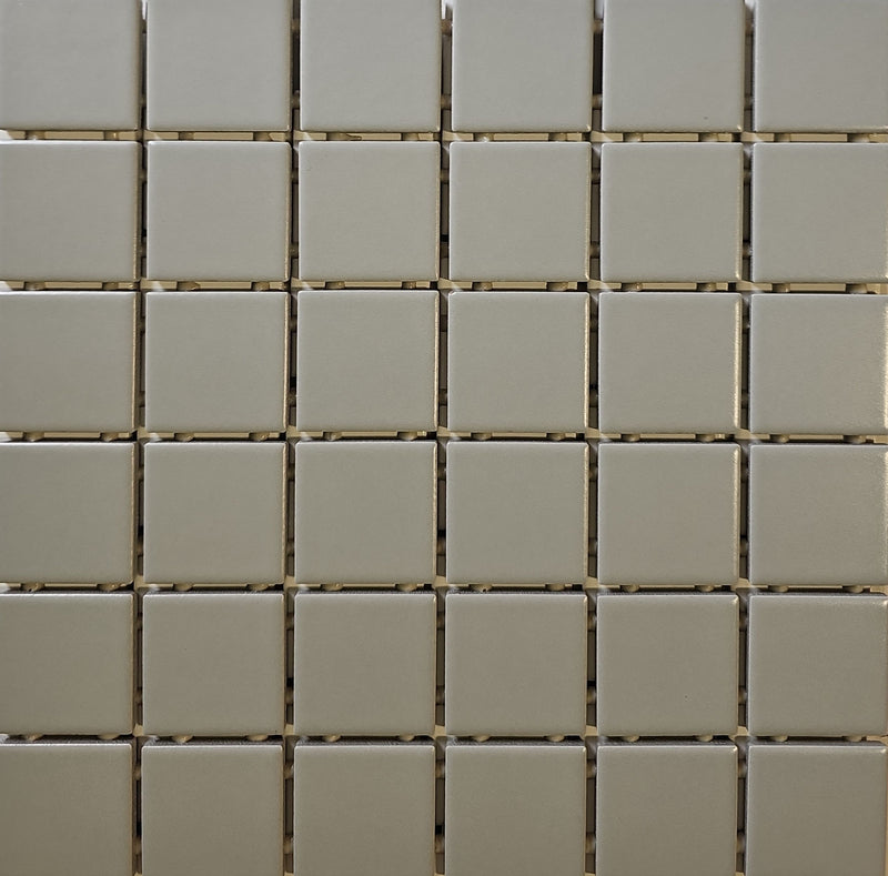Matte Desert 12x12 Square Mosaic Tile – CN64 | Porcelain | 1/4" Thick | 24 sq ft (12 Sheets)