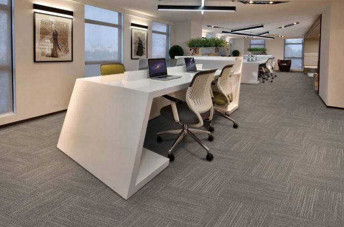 FUZION Smooth Sand – Canmore Collection – Carpet Tile – 20” x 20” – $4.15/sq. ft.
