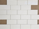 3x6 White Glossy Subway Tile – Ceramic Wall Tile for Kitchen & Bathroom Backsplash [] | $1.75/sq.ft