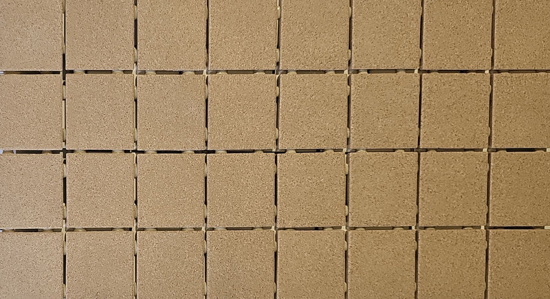 Elemental Tan Speckle Square Mosaic Tile  D175 - Ceramic Wall & Backsplash