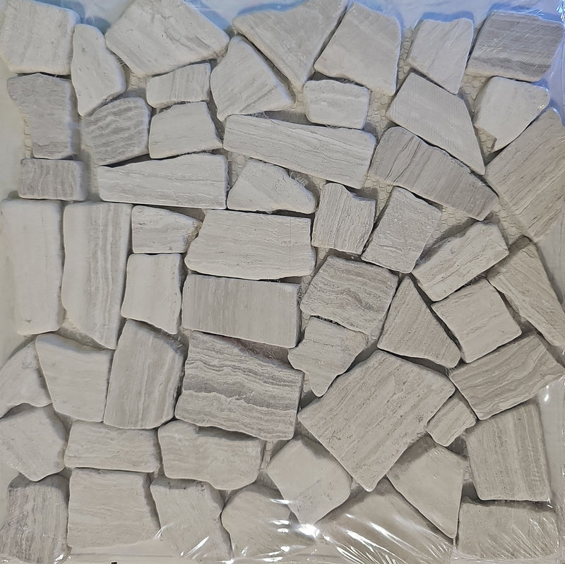 Arctic Topaz Pebble Stone Mosaic Tile – DG80 | HS Delfino Collection | 10 sq ft (10 Sheets) - $6.99 sq ft