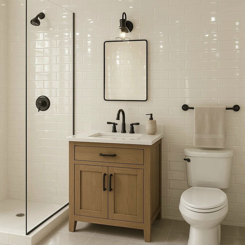 Biscuit Subway Tile [FE02] – 3"x12" Ceramic Wall Tile for Kitchen & Bathroom Backsplash