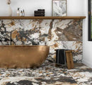 12" x 24" Matte Porcelain Tile | Contrast | Marble Look | Floor & Wall Tile | $1.99/sq. ft.