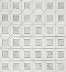 Polished Marble Mosaic Wall Tile –  Carrara Greece White Square Mosaic – $7.99/sq ft