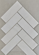 Dolomite 2"x16" Herringbone Mosaic Tile | Polished Finish | 5 Sheets – $9.99/sq ft