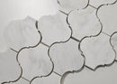 Oriental White Arabesque Marble Mosaic Tile – Lantern Collection | Polished Finish | 5 Sheets (305 x 295 mm) – $11.99/sq ft