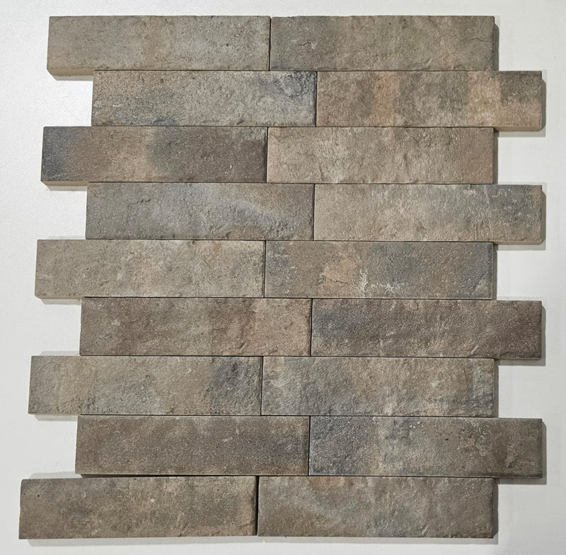 Brick-Style Natural Taupe Wall Tile - Barrie Brick Collection | 6.23 sq ft (48 Pieces)