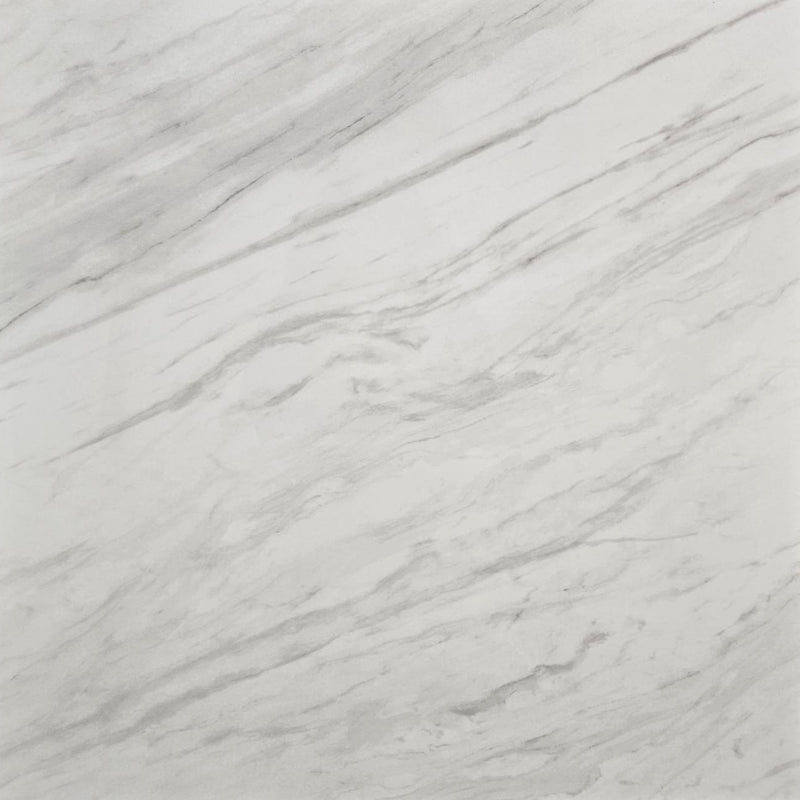 Editorial Volakas (AT30) 24" x 24" Polished Porcelain Tile – Marble Look – Only $2/Sq Ft