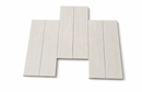 4"x16" Vitality White Subway Tile [RL20] – Ceramic Wall Tile for Kitchen & Bathroom Backsplash - $2.29/sq.ft