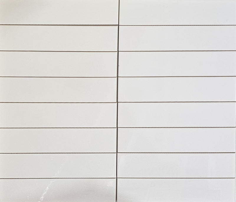 White Subway Tile [STA75300] – 3"x12" Ceramic Wall Tile for Kitchen & Bathroom Backsplash
