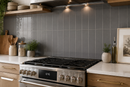3"x12" Dark Gray Subway Tile [STA75305] – Ceramic Wall Tile for Kitchen & Bathroom Backsplash - $1.99/sq.ft