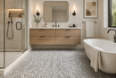 Ash Penny Round Mosaic Tile – SY13 | Matte Finish | Ceramic | 10.60 sq ft (10 Sheets) - $3.99/sq ft