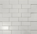 Matte White Subway Tile [SL17] – 3"x6" Ceramic Wall Tile for Kitchen & Bathroom Backsplash