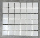 White 12x12 Square Mosaic Tile – 0D26 | 1/4" Thick | 10 sq ft (10 Sheets) – $2.99/sq ft