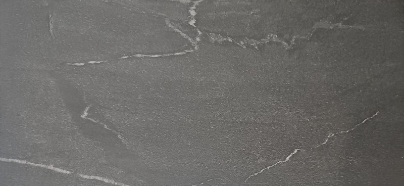 Close-up of gray marble with subtle veining