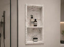 Gold Vein Pre-Formed Shower Niche – Luxury Recessed Shower Shelf