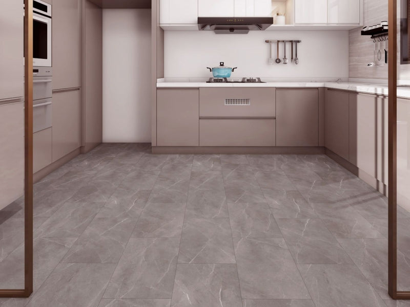 Floors at Work – Aqua-Commercial Tiles Collection – Graphite Vinyl Tiles