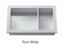 Pure White Pre-Formed Shower Niche – Waterproof Recessed Bathroom Shelf