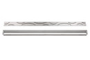 Schluter® KERDI-LINE 35 7/16" CURVE Grate 29/32" Frame – Brushed Stainless Steel | Code: KL1IFF23EB90