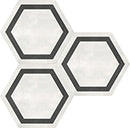 7X8 IN HEXAGON FRAME