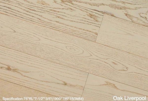 Simba White Oak Engineered Flooring Liverpool