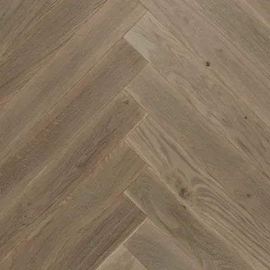 Hardwood/Biyork Engineered Hardwood Nouveau 7 Bespoke Herringbone Barcelona Noon 5" - 3/4"