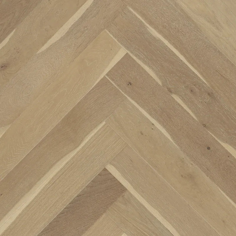 Hradwood/Biyork Engineered Hardwood Nouveau 7 Bespoke Herringbone Breezy Boardwalk 5" - 3/4"